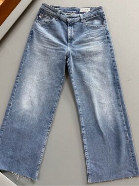 AG Adriano Goldschmied  Saige Wide leg Crop Jean size 27